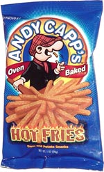 Andy Capp's Hot Fries 3.5oz Bags 12ct