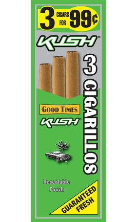 Good Times Kush Cigarillos 15/3's - 45 cigars