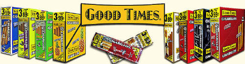 Good Times Cigars Wine - Tropical - Blueberry - White Grape - Strawberry - Kush - Pineapple - Black Signature - Peach - Raspberry Cream - Cherry Delight - Green Sweet cigarillos