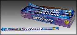 Laffy Taffy Blue Raspberry Rope Candy 24ct-Willy Wonka Candy Factory