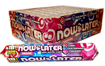 Now & Later Original Fruits Candy Taffy 24ct boxes
