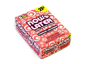 Now and Later Tropical Lemonade Candy 24ct