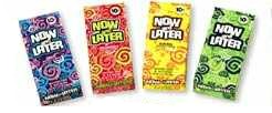 Now & Later Candy 24ct boxes 120ct soft tub