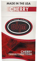 OHM Cherry Little Filtered Cigars 10/20's-200 cigars