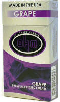 OHM Grape Little Filtered Cigars 10/20's-200 cigars