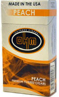 OHM Peach Little Filtered Cigars 10/20's-200 cigars