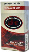 OHM Strawberry Little Filtered Cigars 10/20's-200 cigars