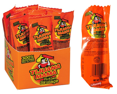 Tijuana Mama Hot Pickled Sausage 12ct