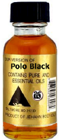 Polo Black Body Oil Pure and Essential Oils  by Jehahn .05oz bottle