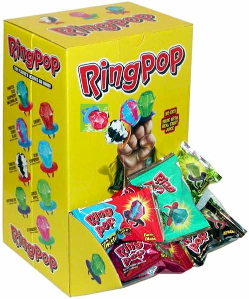 Ring Pops Assorted 40ct Tub
