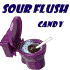 Sour Flush Candy Dispaly 12ct
