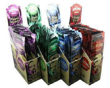 Zig Zag Blunts - Zig Zag Blunt Wraps - Mango - Strawberry - Straight - Peach Frenzy - Purple Thunder - Apple - Cherry Rush - Blue Ju Ju - Melon Burst 25ct-2ctZig Zag Blunts - Zig Zag Blunt Wraps - Peach Frenzy - Purple Thunder - Apple - Cherry Rush - Blue Ju Ju - Melon Burst 25ct-2ct