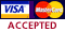 Visa & Mastercard Accepted