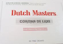 Dutch Masters Corona Delux Box 50's - 