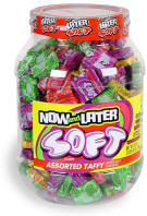 Now & Later Soft Assorted Tub 120ct jar