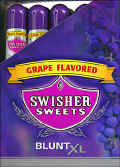 SWISHER SWEETS BLUNT XL - GRAPE - 25 TUBED CIGARS 