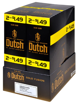 Dutch Masters Cigarillos Gold Fusion 2 for 99� Cigars 60ct