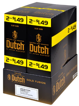 Dutch Masters Cigarillos Gold Fusion 2 for 99 Cigars 60ct