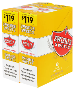 Swisher Sweets Banana Smash Cigarillo 2 for 99 Cigars