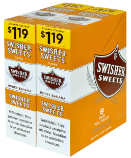 Swisher Sweets Honey Banana Cigarillo 2 for 99 Cigars