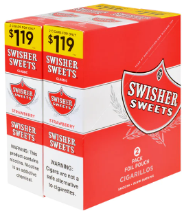 Swisher Sweets Strawberry Cigarillo 2 for 99 Cigars