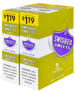 Swisher Sweets White Grape Cigarillo 2 for 99� Cigars