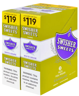 Swisher Sweets White Grape Cigarillo 2 for 99 Cigars