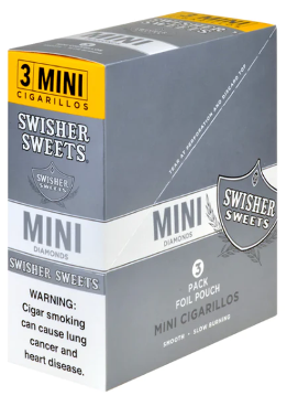 Swisher Mini Cigarillo Blueberry 15/3's (45 cigars)