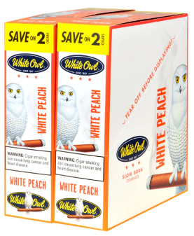 White Owl Cigarillos White Peach Cigars