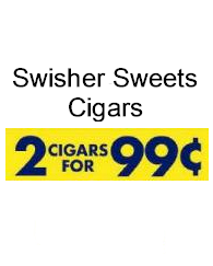 Swisher Sweets 2 for 99 Cigars - 60 Cigars