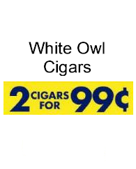 White Owl 2 for 99 Cigars - 60 Cigars