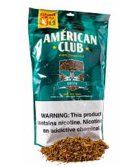 American Club Green Pipe Tobacco 16oz