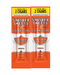 Swisher Sweets Peach Cigarillo 2 for 99 - 60 cigars