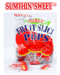 Sumthin Sweet Pops Cherry 48ct
