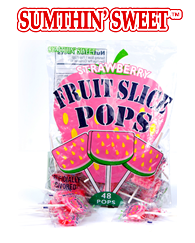 Sumthin Sweet Pops Strawberry 48ct