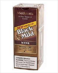 Black and Mild Wine Wood Tip 25's