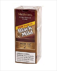 Black and Mild Wood Tip 25's