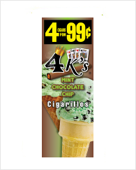 4 Kings Mint Chocolate Chip Cigarillos 4 for 99 / 60ct