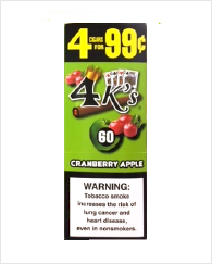 4 Kings Cranberry Apple 60 cigars