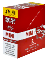 Swisher Mini Cigarillo Sweet 15/3's (45 cigars)