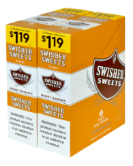 Swisher Sweets Honey Banana Cigarillo 2 for 99 - 60 cigars