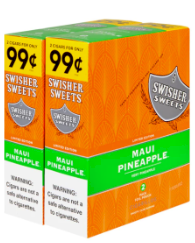 Swisher Sweets Maui Pineapple Cigarillo 2 for 99 - 60 cigars