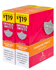 Swisher Sweets Passion Fruit Cigarillo 2 for 99 - 60 cigars