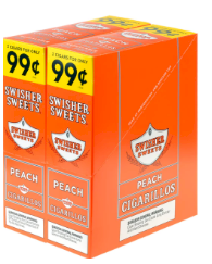 Swisher Sweets Peach Cigarillo 2 for 99 - 60 cigars