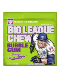 Big League Chew Sour Apple Bubble Gum 12ct