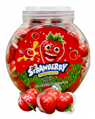Strawberry Gushmello Gummy Candy Jar 55ct