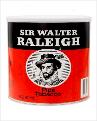 Sir Walter Raleigh pipe tobacco 7oz can