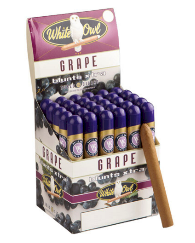 White Owl Grape Tube Upright Box 30's