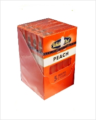 White Owl Peach Blunt Cigars Pak 5/5's
