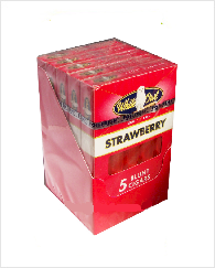 White Owl Strawberry Blunt Cigars Pak 5/5's